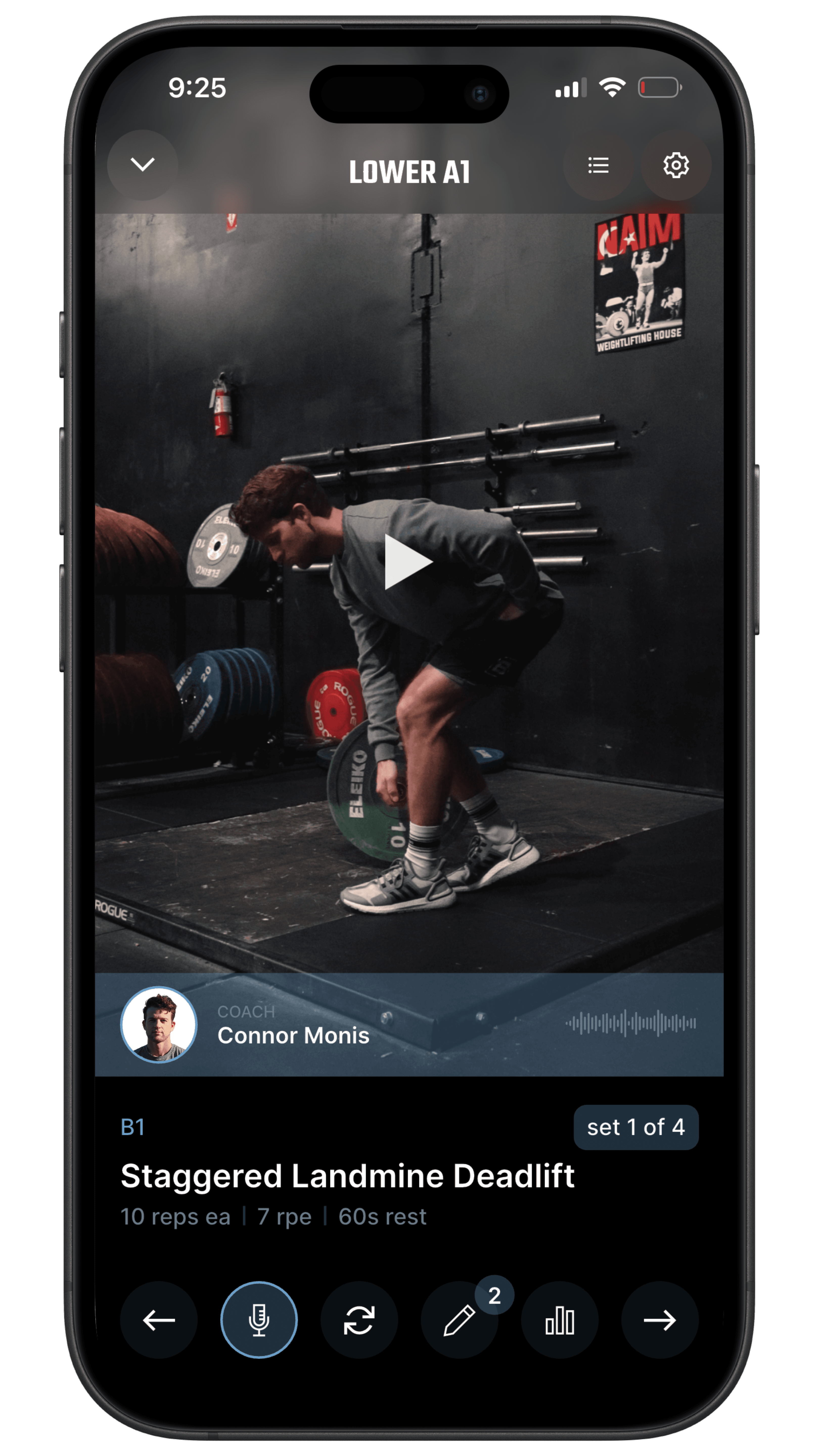 App interface